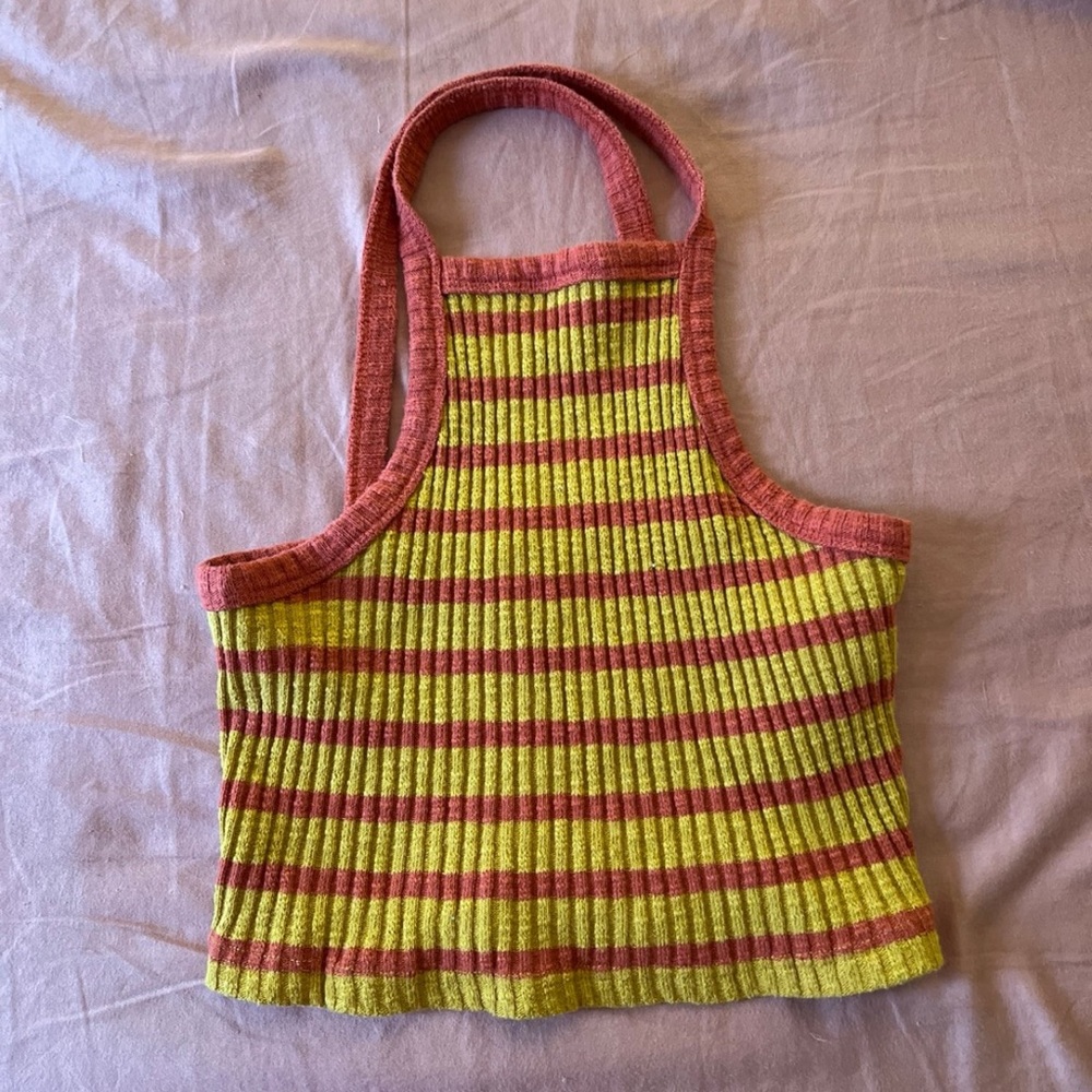 Forever 21 Striped Crop Top